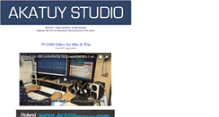 Desktop Screenshot of akatuystudio.com