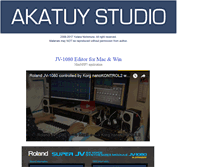 Tablet Screenshot of akatuystudio.com